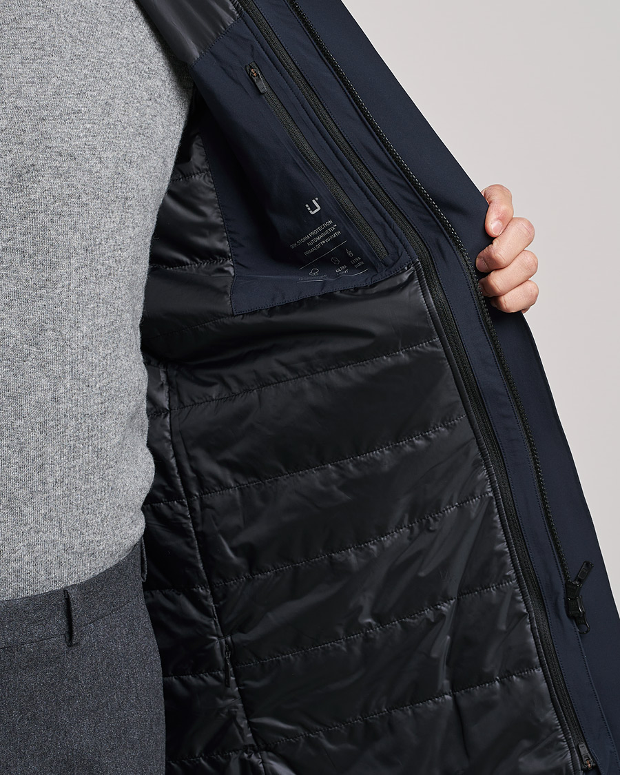 Men | Coats & Jackets | UBR | Black Storm Coat Navy