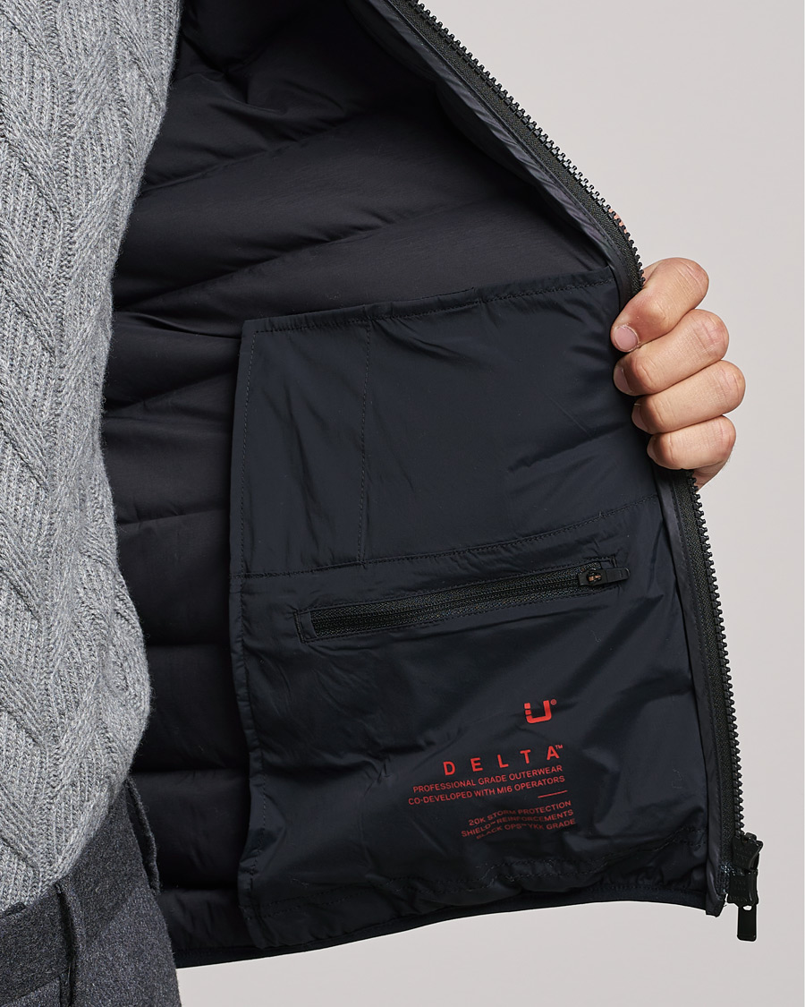 Men | Coats & Jackets | UBR | Sonic Delta Hooded Jacket Black Storm