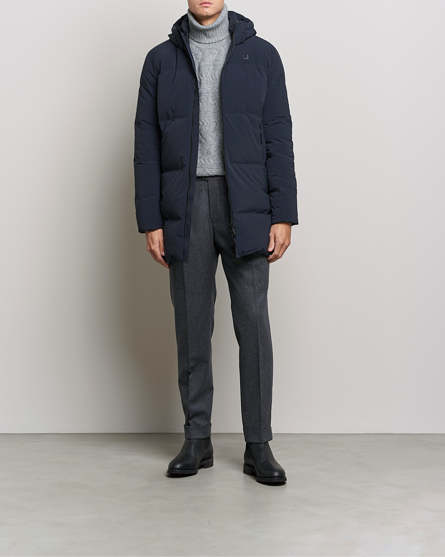 Men | Coats & Jackets | UBR | Titan Lightweight Parka Navy