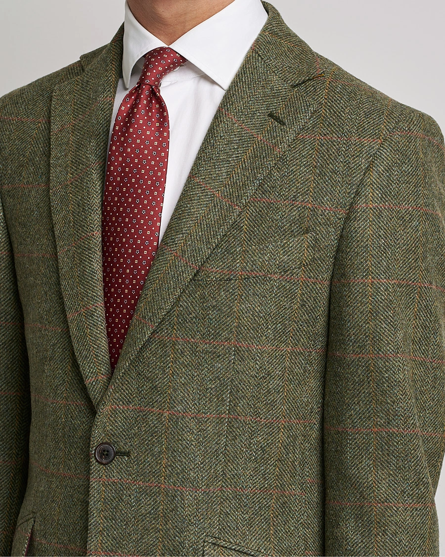 Men | Blazers | Walker Slater | Edward Lambswool Tweed Blazer Green