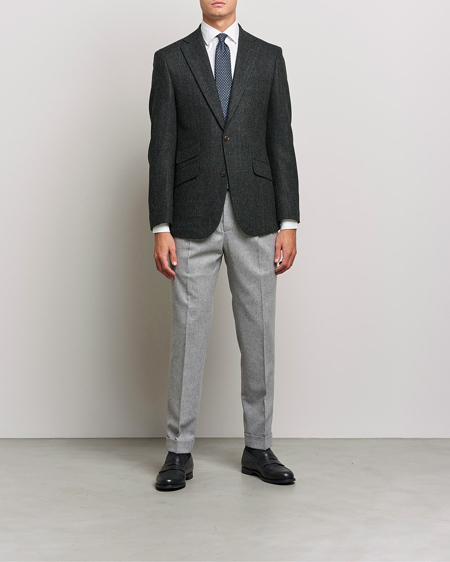 Men | Blazers | Walker Slater | Edward Lambswool Tweed Blazer Grey