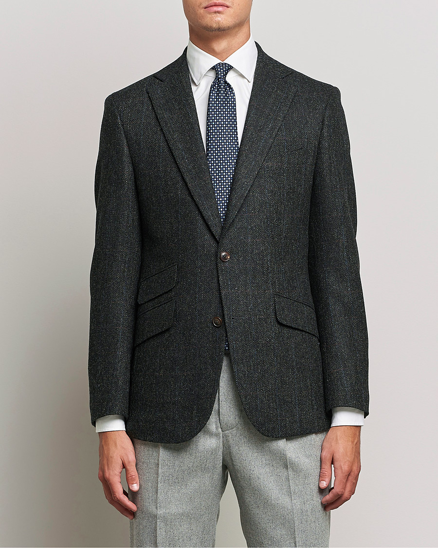 Men | Tweed Blazers | Walker Slater | Edward Lambswool Tweed Blazer Grey