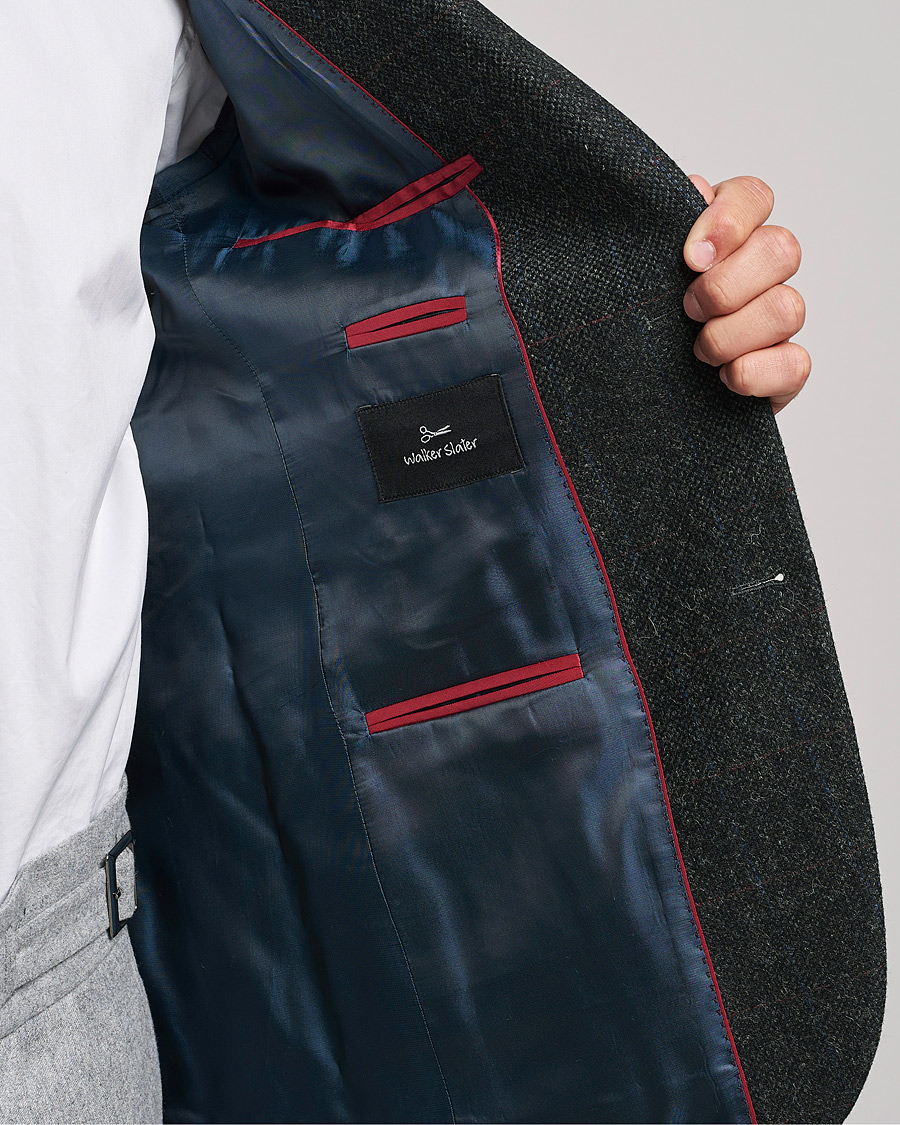 Men | Blazers | Walker Slater | Edward Lambswool Tweed Blazer Grey