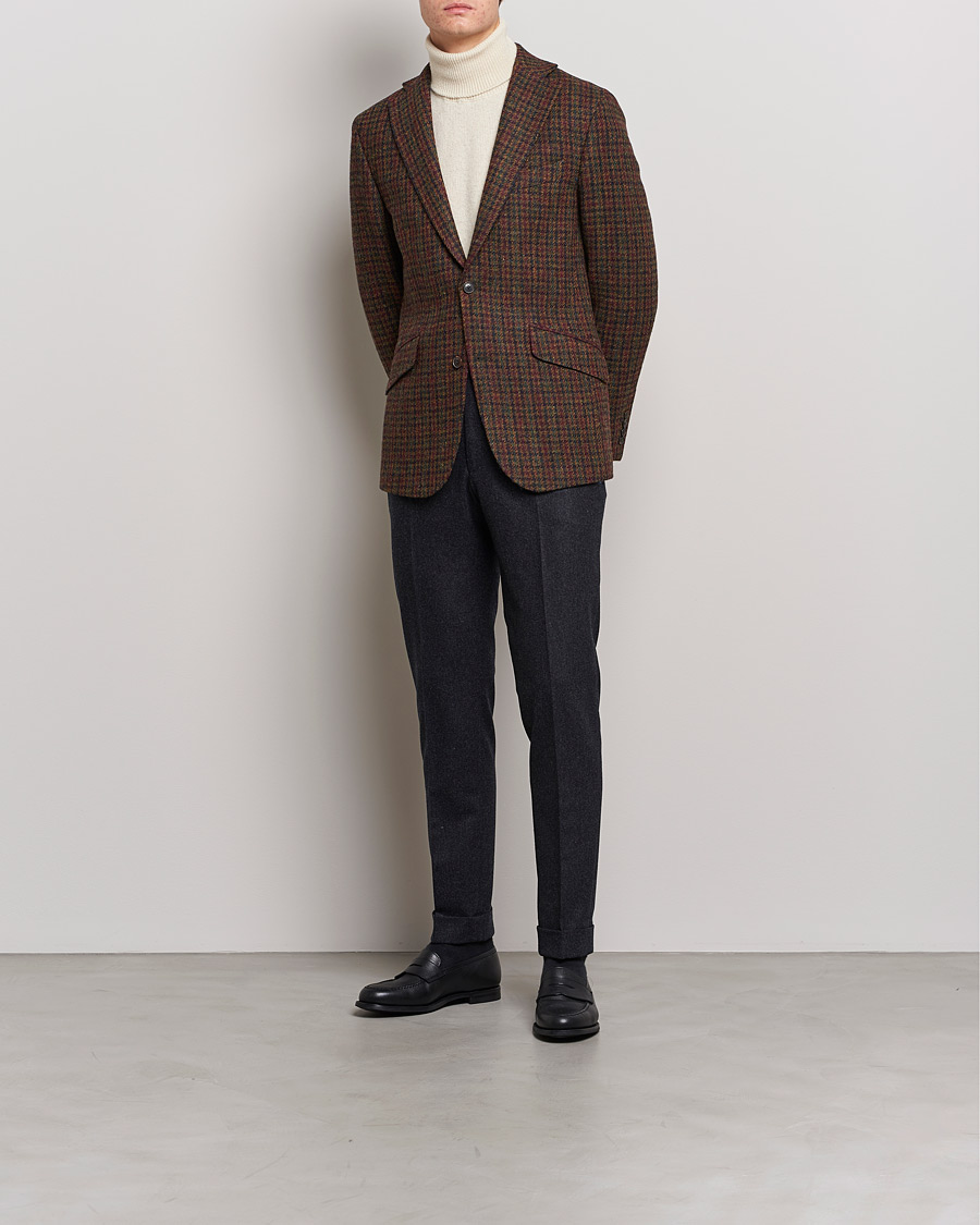 Men | Blazers | Walker Slater | Edward Harris Checked Tweed Blazer Green
