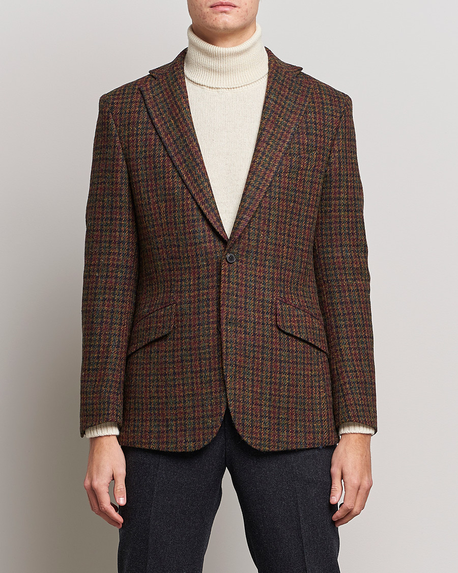Men | Blazers | Walker Slater | Edward Harris Checked Tweed Blazer Green