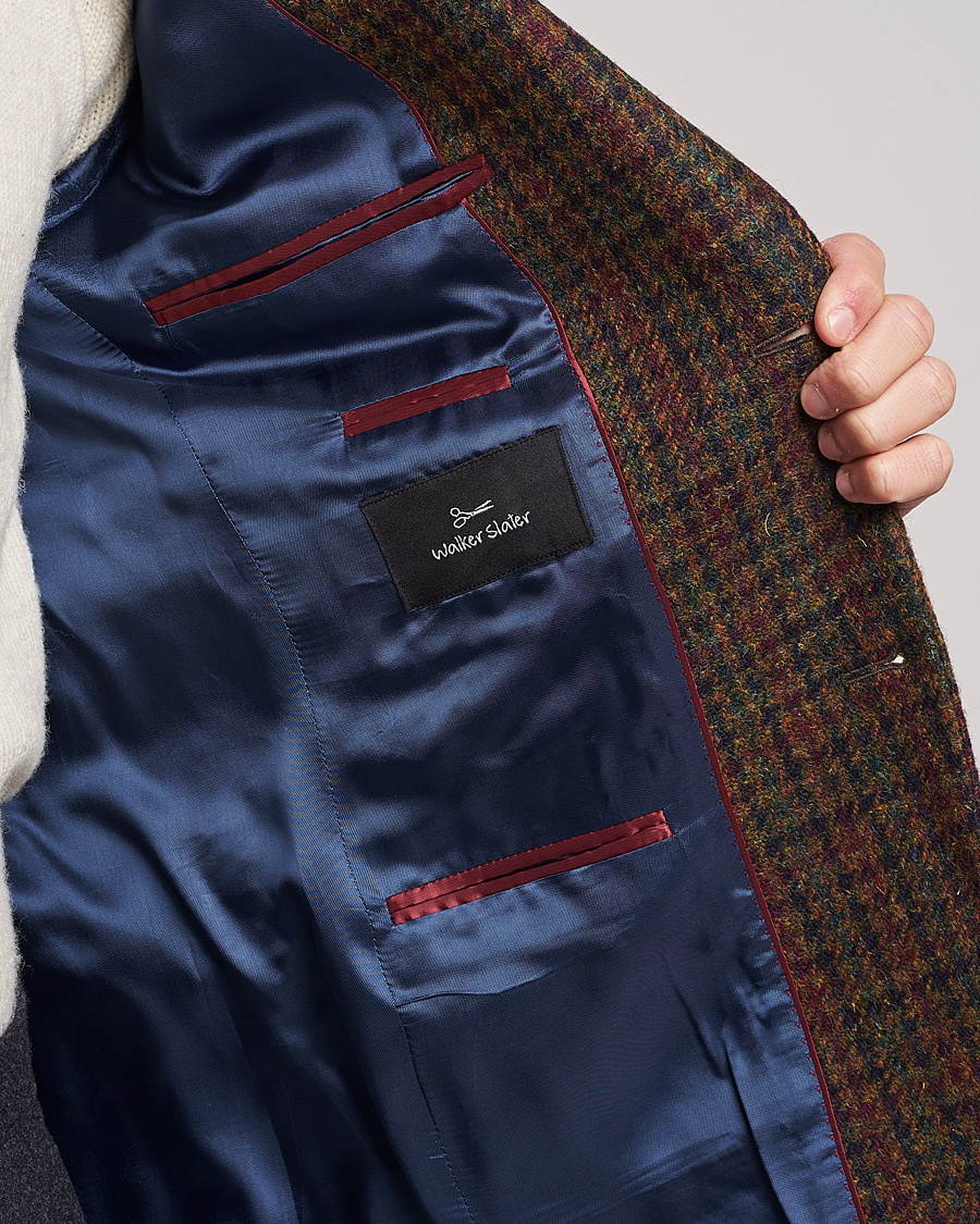 Men | Blazers | Walker Slater | Edward Harris Checked Tweed Blazer Green