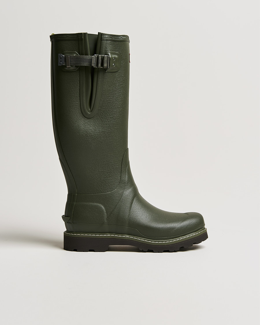 Men | Overshoes & Rubber boots | Hunter Boots | Balmoral Commando Sole Boot Dark Olive