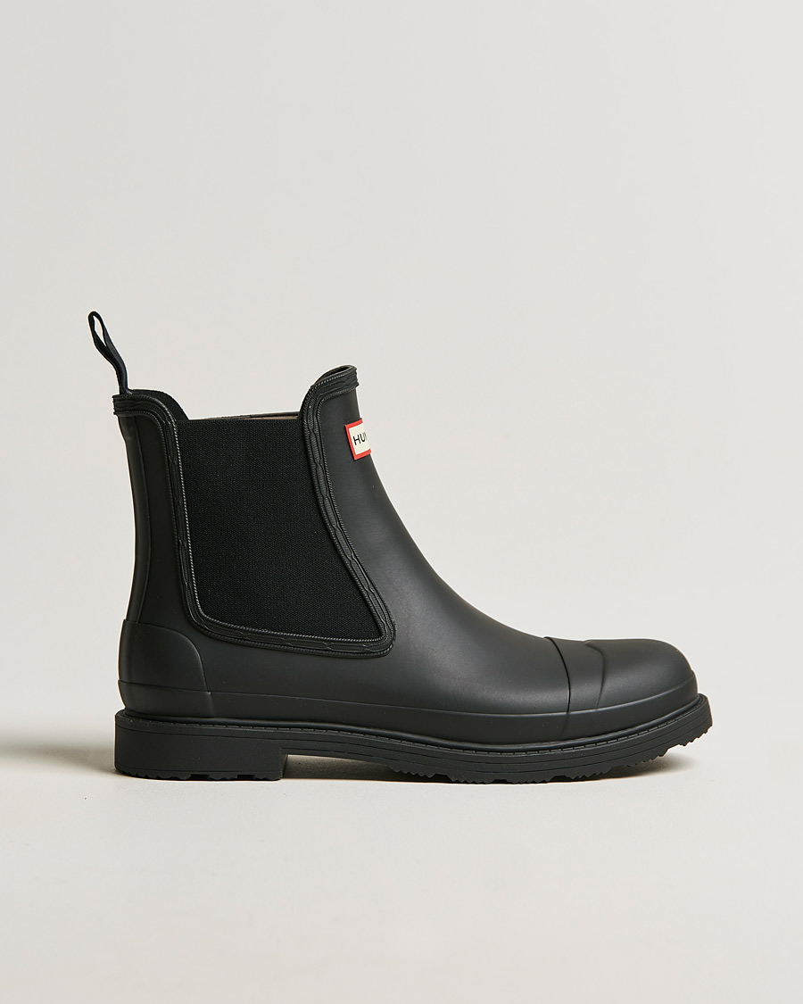 Men | Overshoes & Rubber boots | Hunter Boots | Commando Chelsea Boot Black
