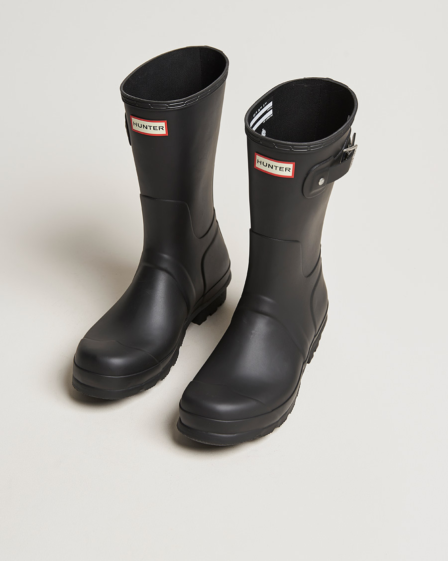 Men | Overshoes & Rubber boots | Hunter Boots | Original Short Boot Black