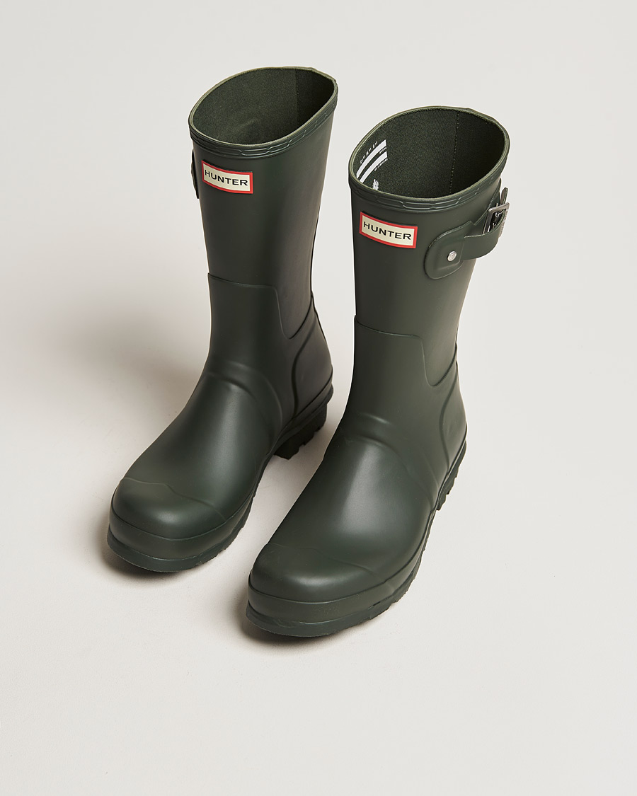 Men | Overshoes & Rubber boots | Hunter Boots | Original Short Boot Dark Olive