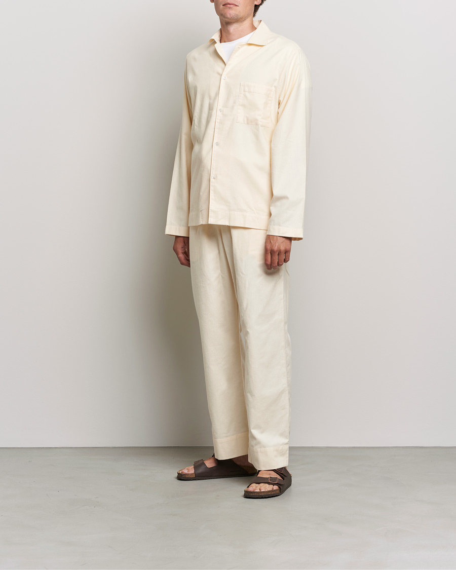 Men | Pyjamas & Robes | Tekla | Flannel Pyjama Shirt Moondust