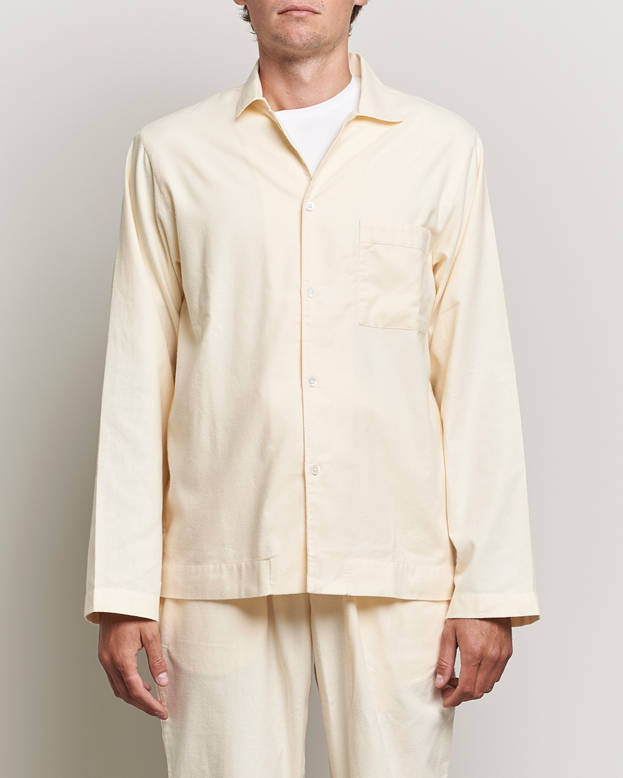 Men | Pyjamas & Robes | Tekla | Flannel Pyjama Shirt Moondust