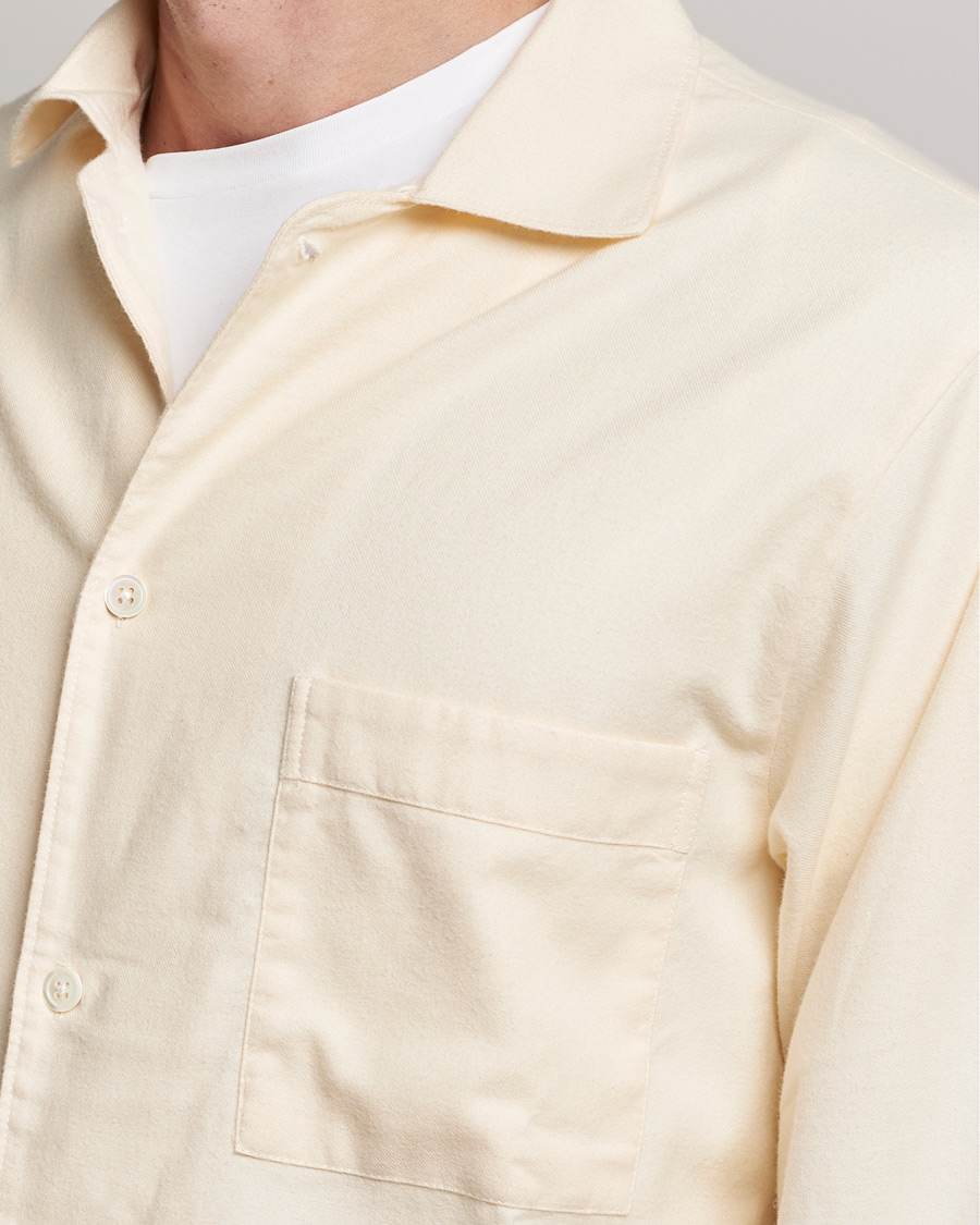 Men | Pyjamas & Robes | Tekla | Flannel Pyjama Shirt Moondust