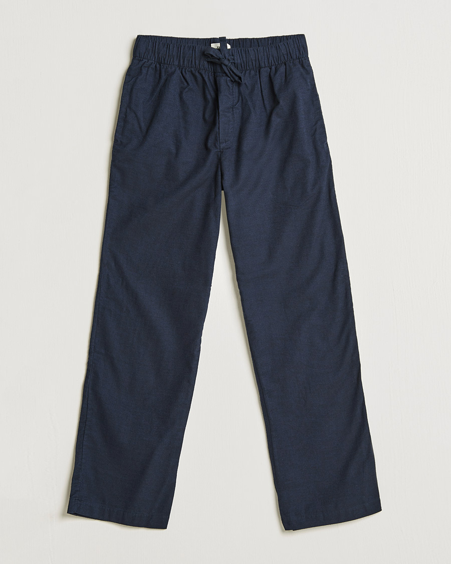 Men | Pyjamas & Robes | Tekla | Flannel Pyjama Pants Midnight Blue