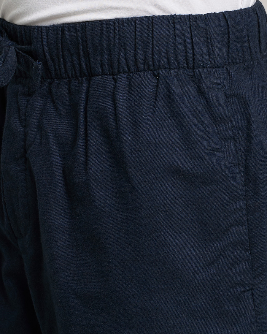 Men | Pyjamas & Robes | Tekla | Flannel Pyjama Pants Midnight Blue