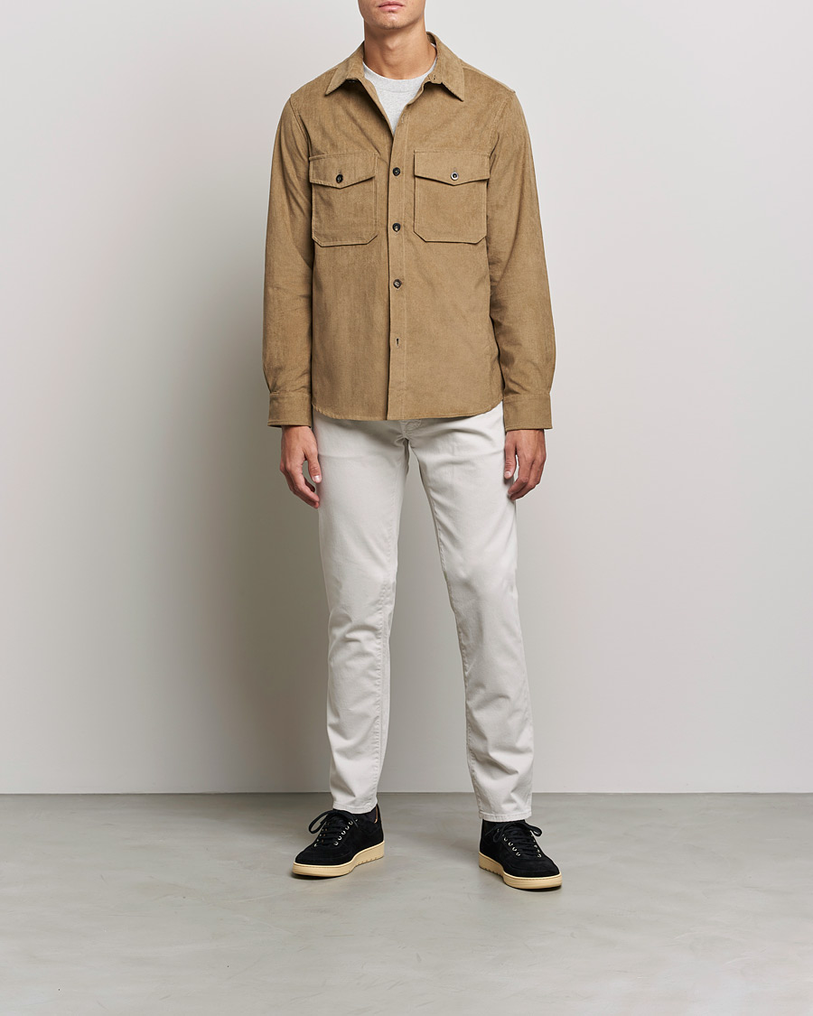 Men | Trousers | Jacob Cohën | Bard 5-Pocket Cotton Trousers Off White