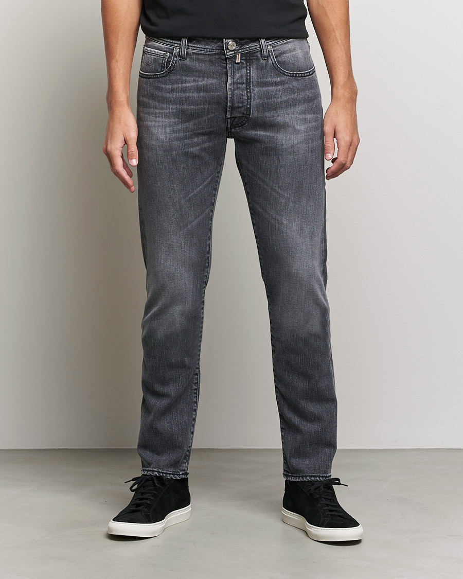 Men |  | Jacob Cohën | Bard Limited Edition Slim Fit Jeans Grey/Black