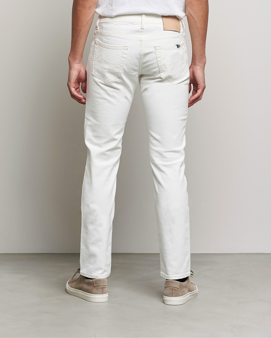 Men | Jeans | Jacob Cohën | Nick Bio Cotton Slim Fit Jeans Off White