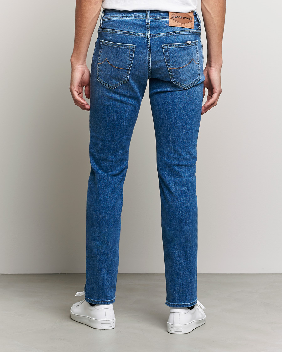Men | Jeans | Jacob Cohën | Nick Slim Fit Stretch Jeans Light Blue