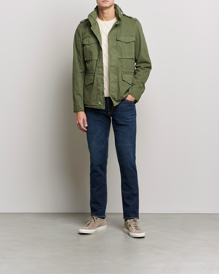 Men | Jeans | Jacob Cohën | Nick Slim Fit Organic Cotton Jeans Mid Blue