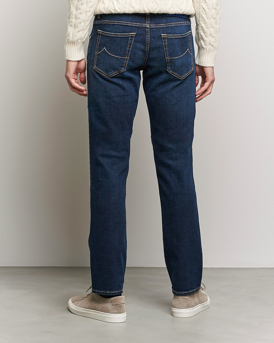 Men | Jeans | Jacob Cohën | Nick Slim Fit Organic Cotton Jeans Mid Blue