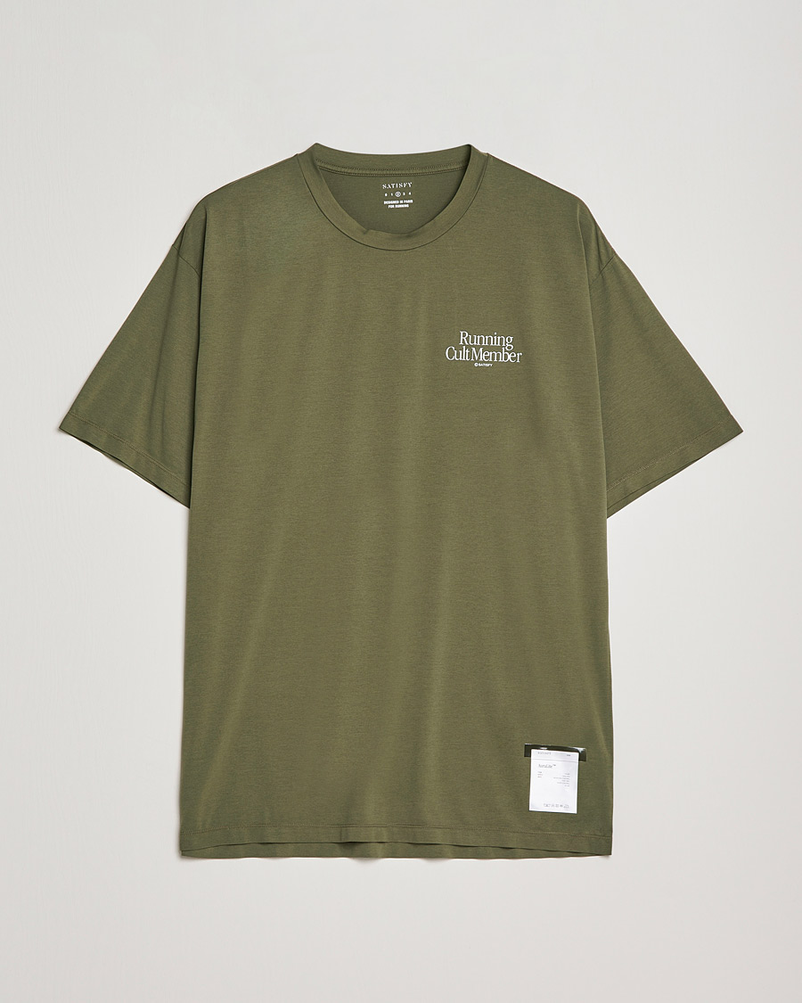 Men | T-Shirts | Satisfy | AuraLite T-Shirt Olive