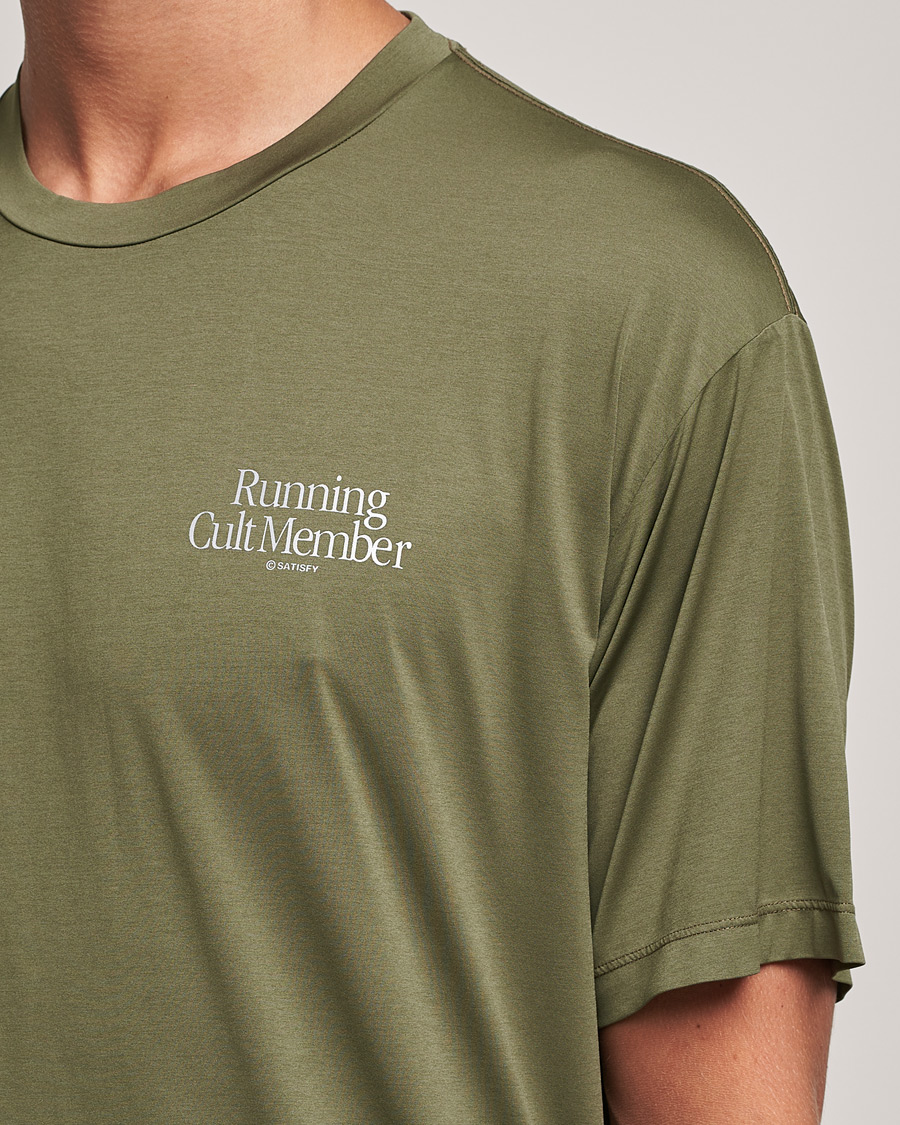 Men | T-Shirts | Satisfy | AuraLite T-Shirt Olive
