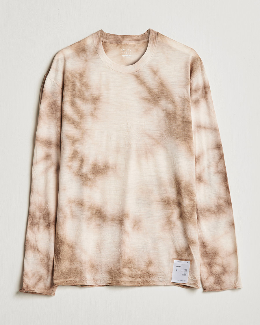 Men | T-Shirts | Satisfy | CloudMerino Long Sleeve T-Shirt Thrush Batik
