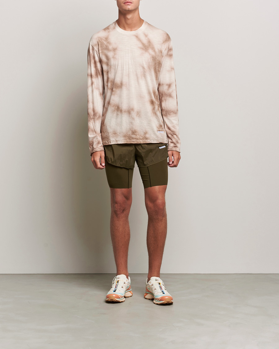 Men | T-Shirts | Satisfy | CloudMerino Long Sleeve T-Shirt Thrush Batik