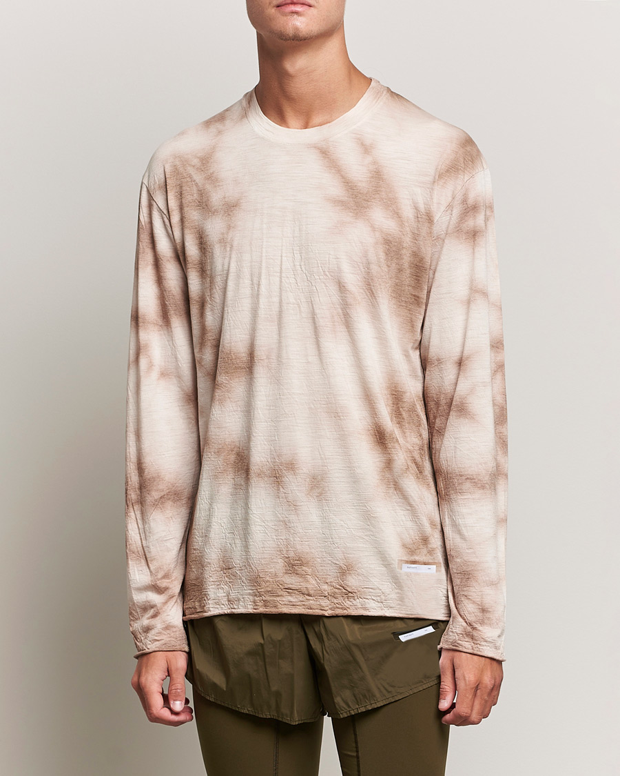 Men | T-Shirts | Satisfy | CloudMerino Long Sleeve T-Shirt Thrush Batik