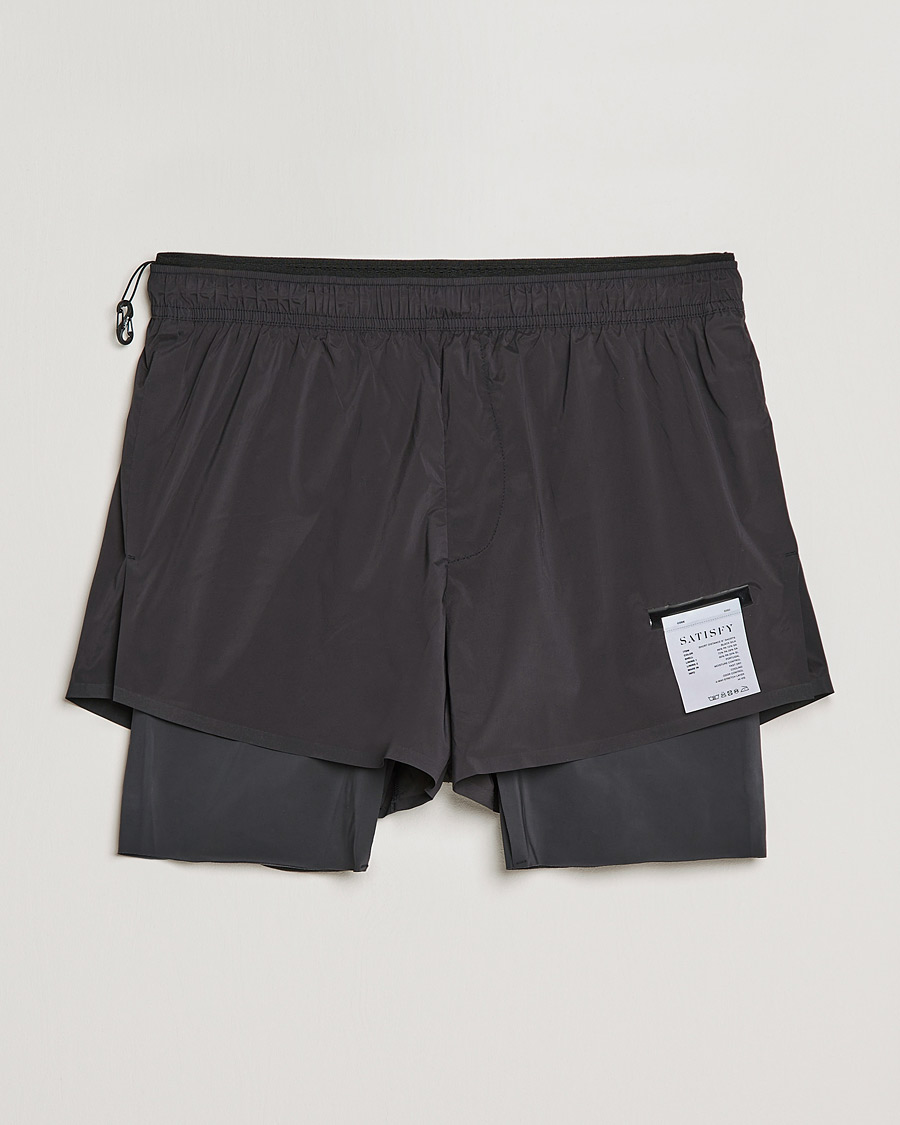 Men | Functional shorts | Satisfy | TechSilk Shorts Black