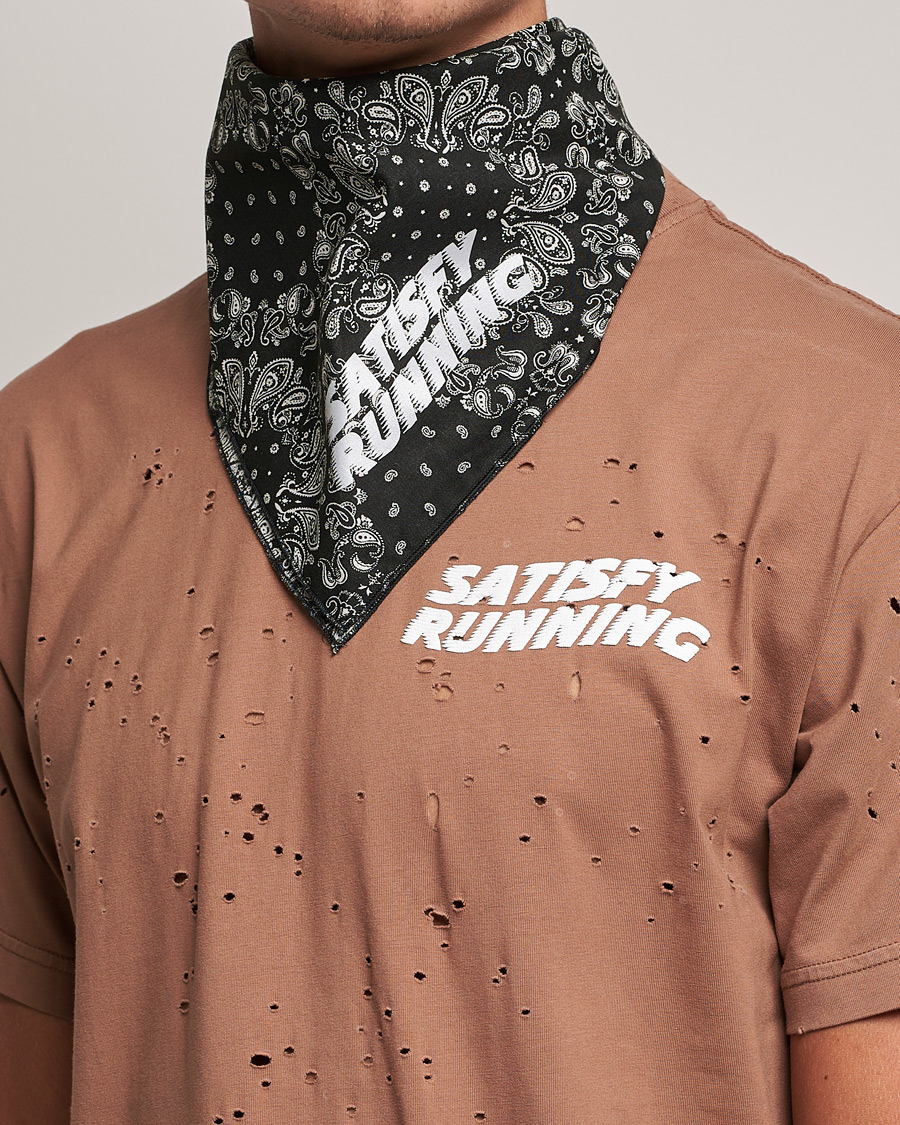 Men | Satisfy Japanese Cotton Bandana Black | Satisfy | Japanese Cotton Bandana Black