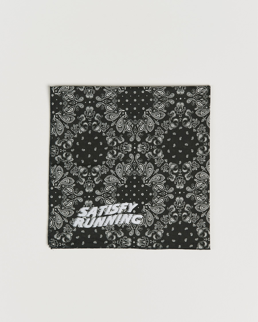 Men | Satisfy Japanese Cotton Bandana Black | Satisfy | Japanese Cotton Bandana Black