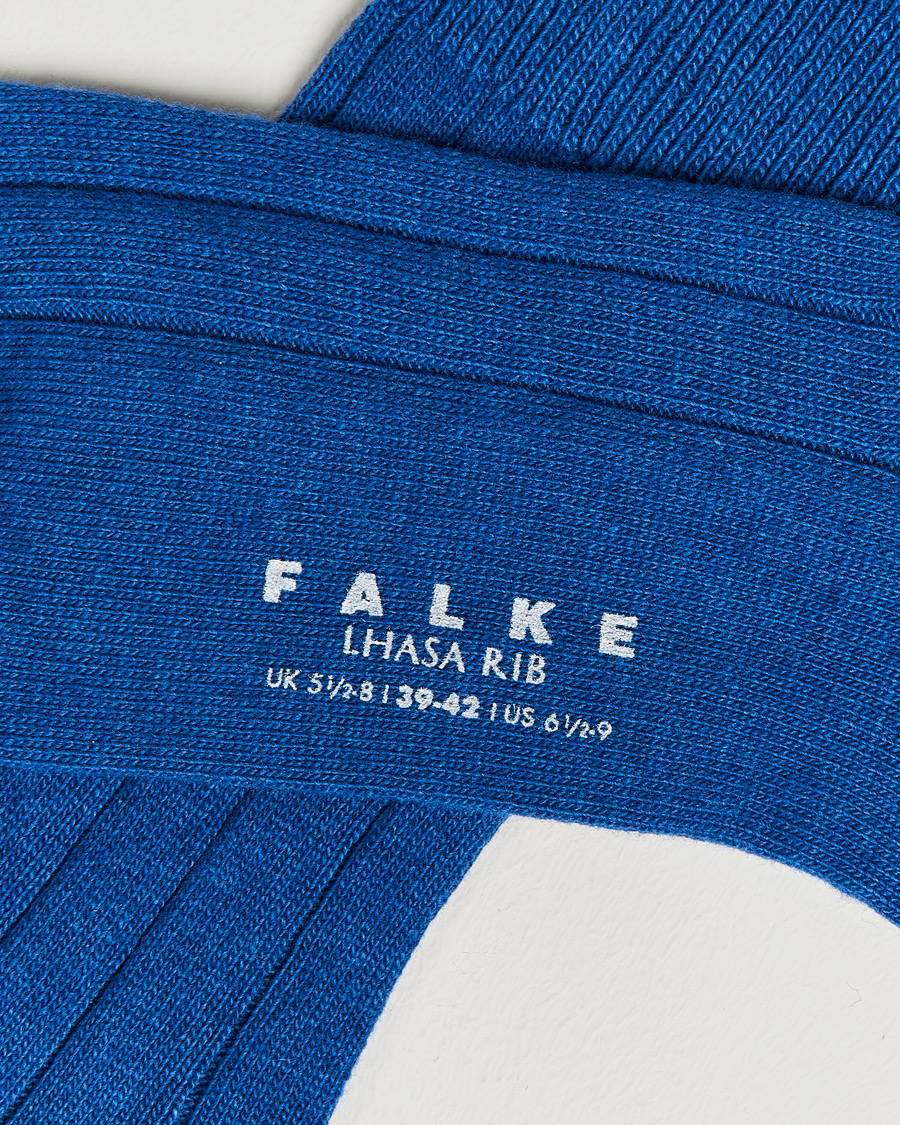 Men | Underwear & Socks | Falke | Lhasa Cashmere Socks Sapphire Blue