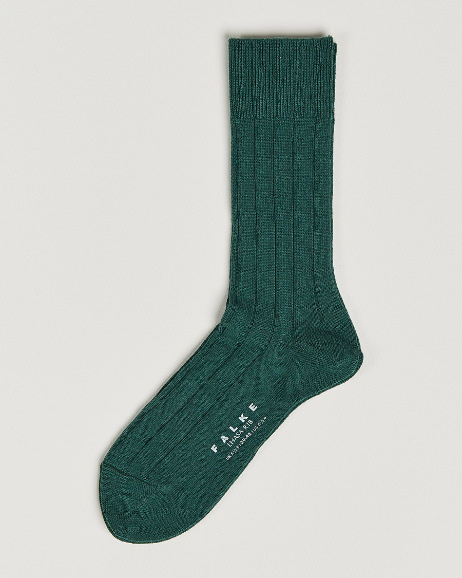 Men | Underwear & Socks | Falke | Lhasa Cashmere Hunter Green