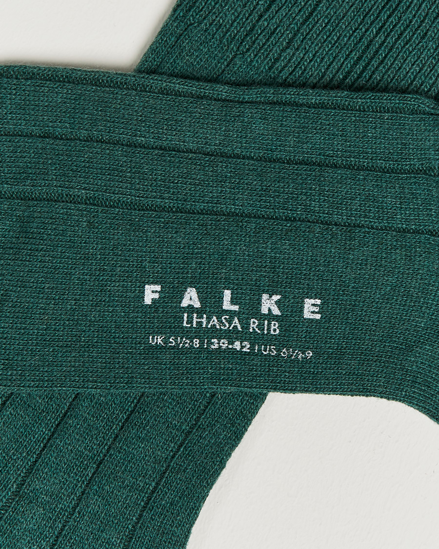 Men | Underwear & Socks | Falke | Lhasa Cashmere Hunter Green