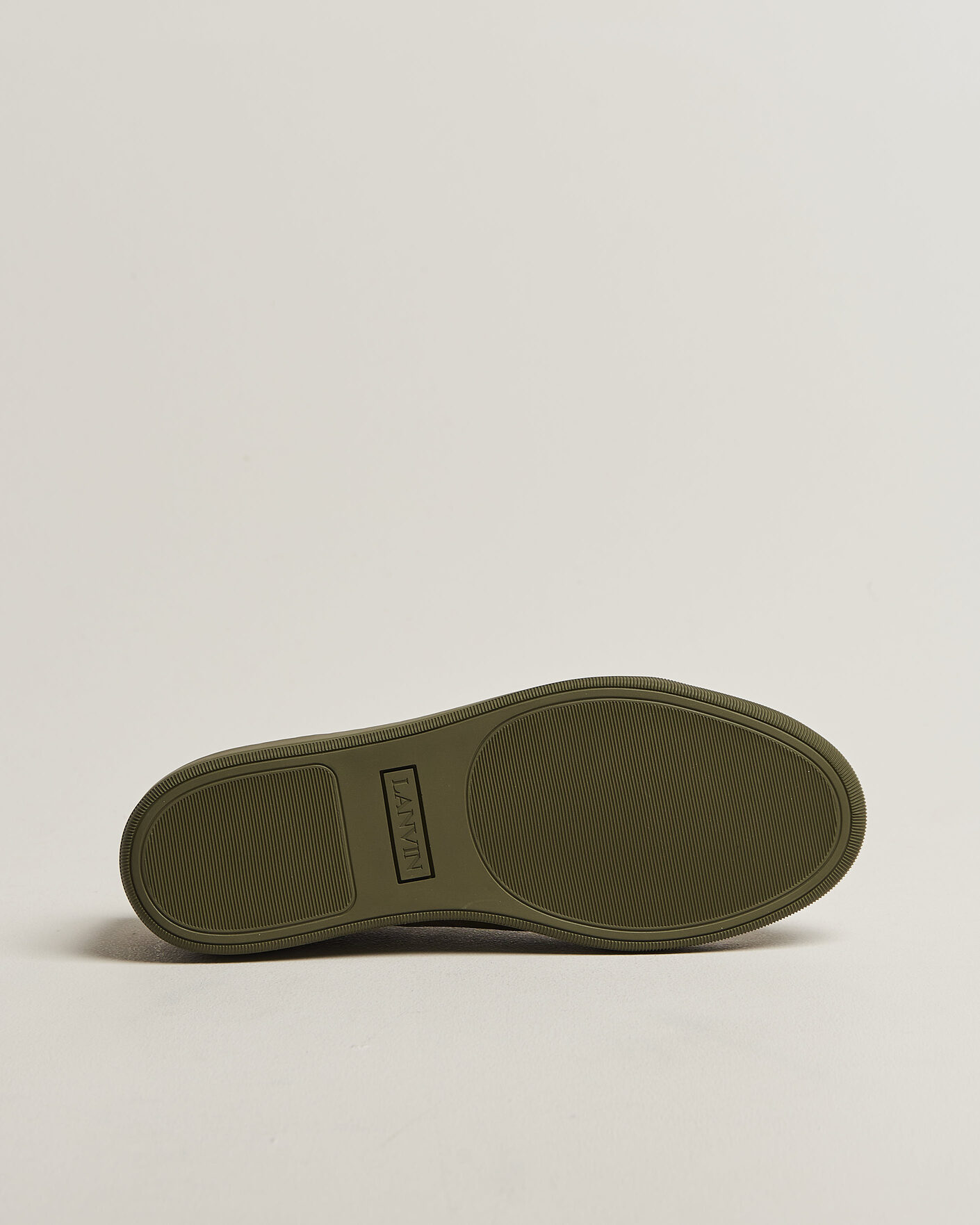 Men | Sneakers | Lanvin | Patent Cap Toe Sneaker Khaki