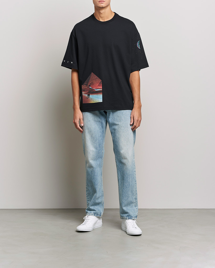 Men | T-Shirts | Lanvin | Sci-Fi Printed T-Shirt Black