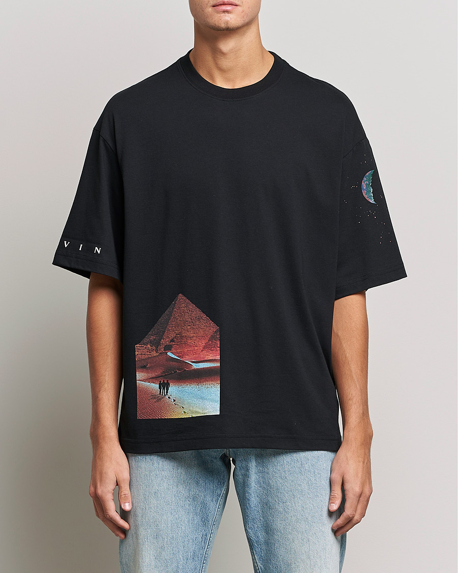 Men |  | Lanvin | Sci-Fi Printed T-Shirt Black