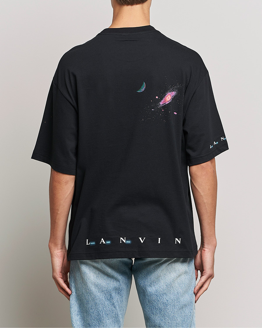 Men | T-Shirts | Lanvin | Sci-Fi Printed T-Shirt Black