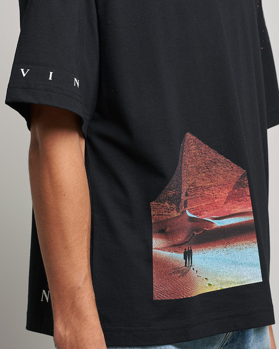 Men | T-Shirts | Lanvin | Sci-Fi Printed T-Shirt Black