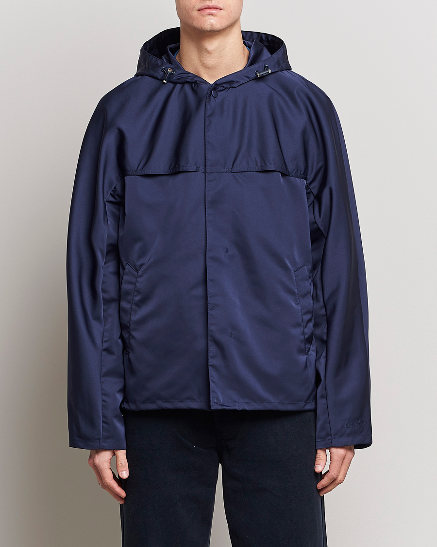 Men | Coats & Jackets | Lanvin | Packable Windbreaker Ink Blue