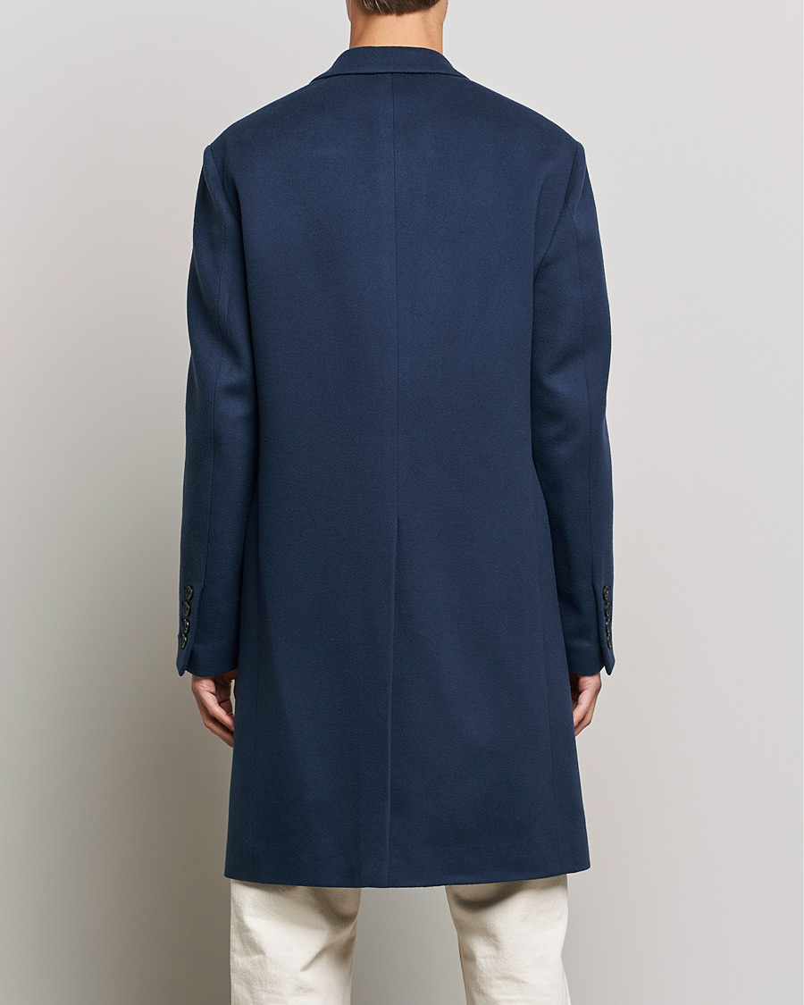 Men | Coats & Jackets | Lanvin | Classic Wool Coat Midnight Blue