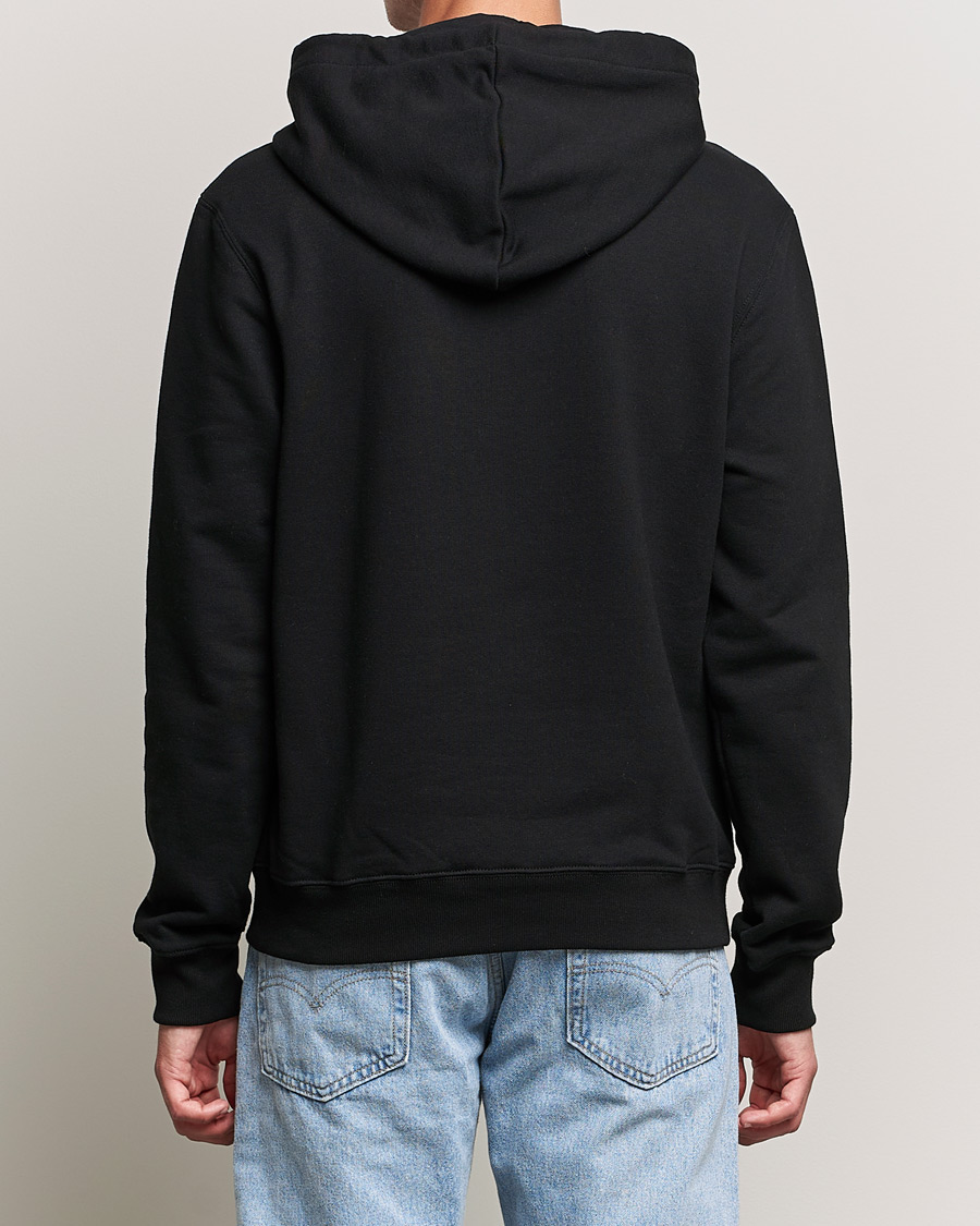 Men | Sweaters & Knitwear | Lanvin | Curb Logo Hoodie Black