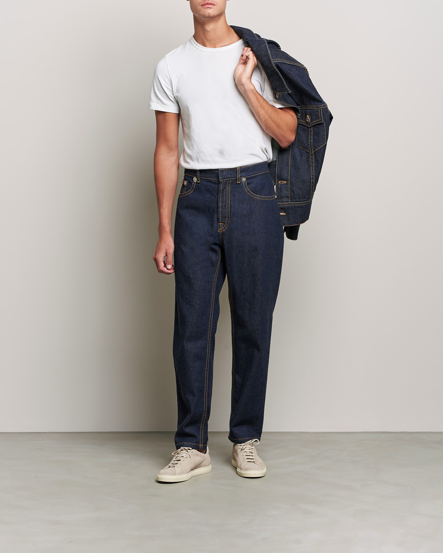 Men | Lanvin | Lanvin | Tapered Jeans Navy Blue