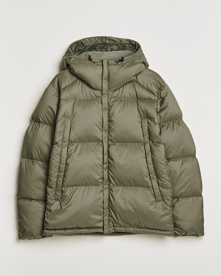 Snow Peak Recycled Light Down Jacket Olive at CareOfCarl.com