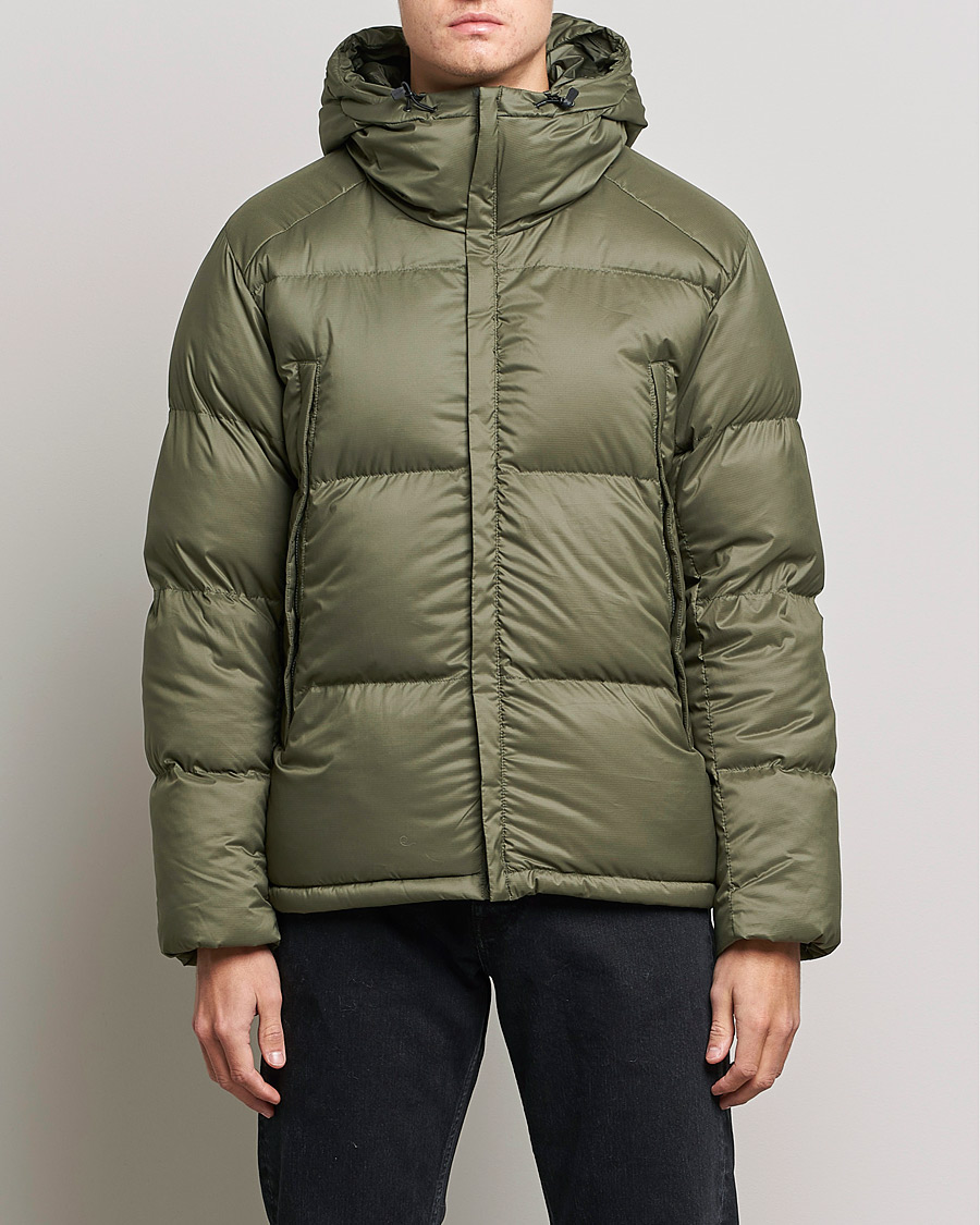 Men | Coats & Jackets | Snow Peak | Recycled Light Down Jacket Olive