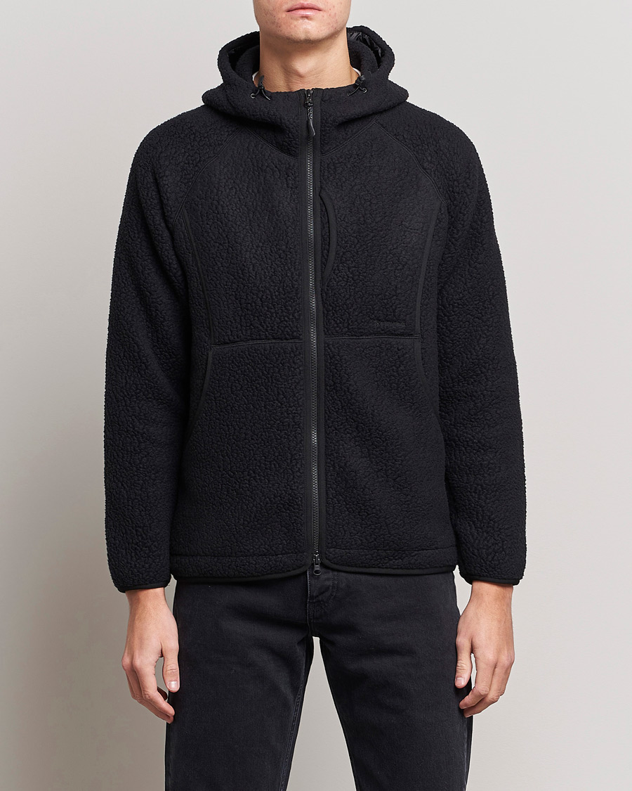 Men | Sweaters & Knitwear | Snow Peak | Thermal Boa Fleece Jacket Black