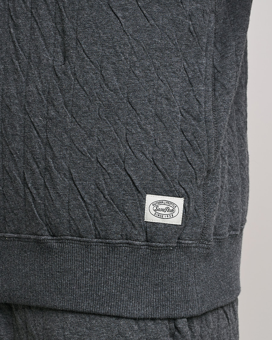 Men | Sweaters & Knitwear | Snow Peak | Natural Warm Stretch Pullover Medium Grey