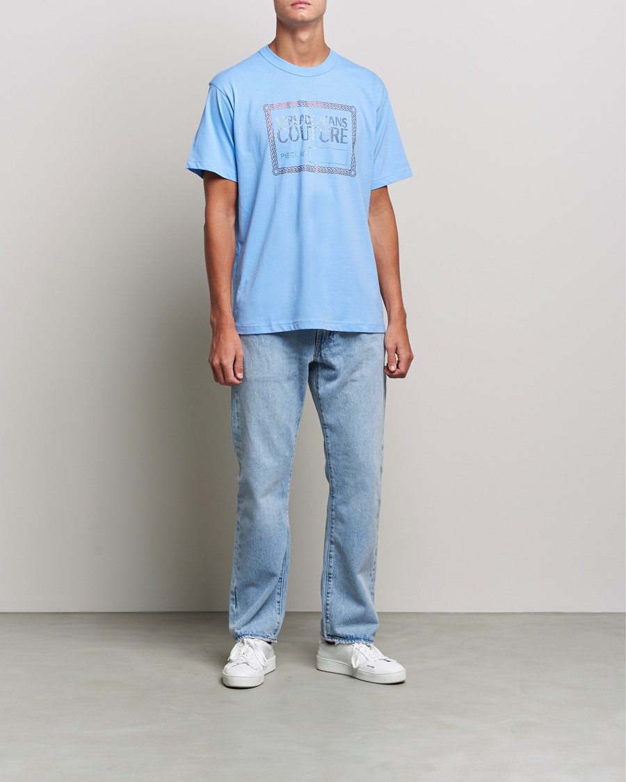 Men | T-Shirts | Versace Jeans Couture | Piece Nr T-Shirt Sky Blue